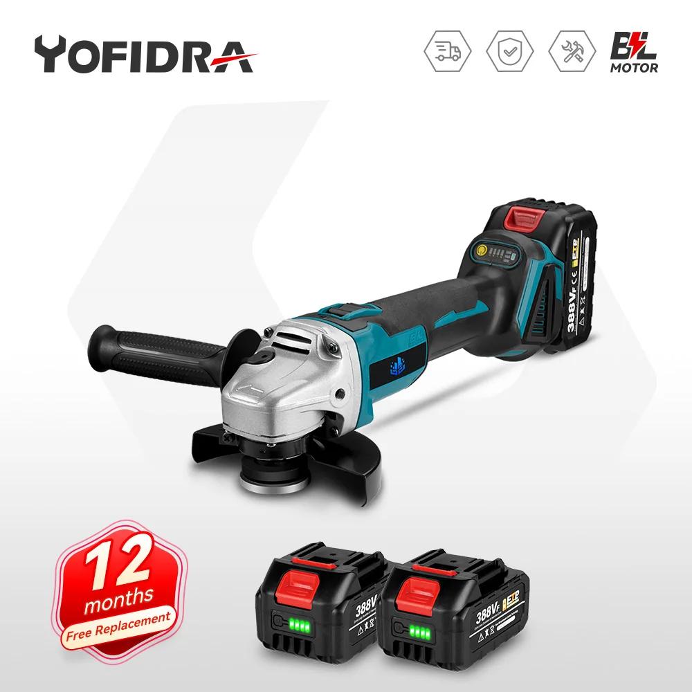 Yofidra 귯ø ޱ , 3 ܰ ӵ , ŰŸ 18V ͸, ڵ    , 125mm M14